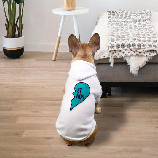 Small Breed Best Friends Half a Heart Pet Hoodie