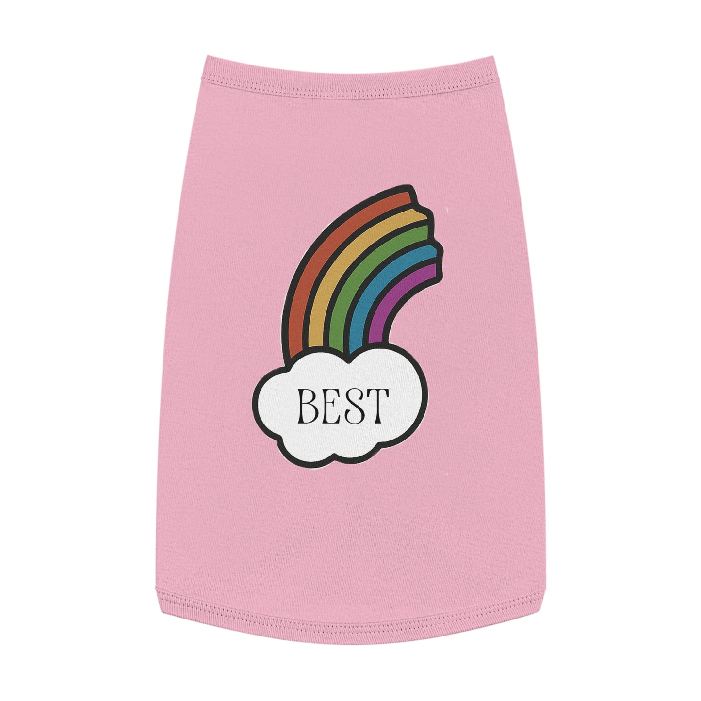 Best Friends Pet Shirt Half a Rainbow Edition