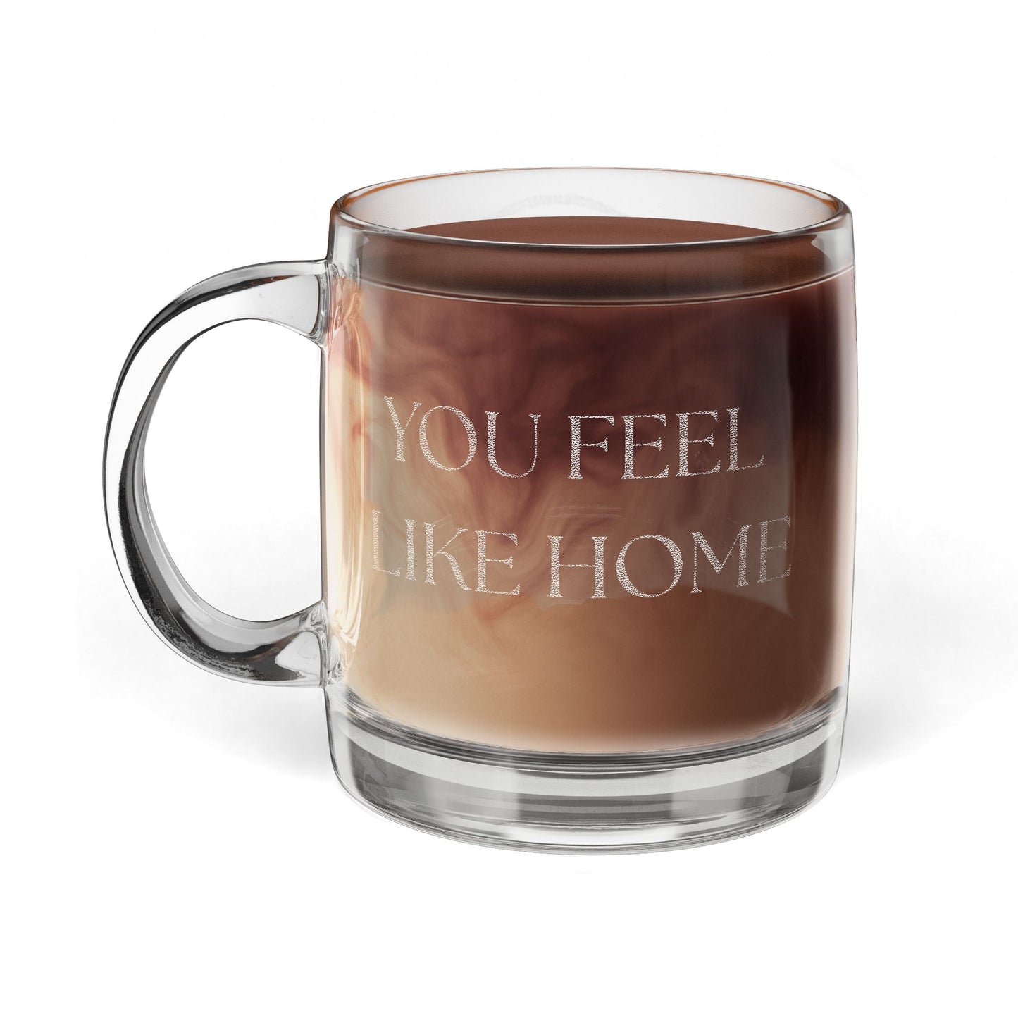 Half a Heart Best Friends Glass Mug