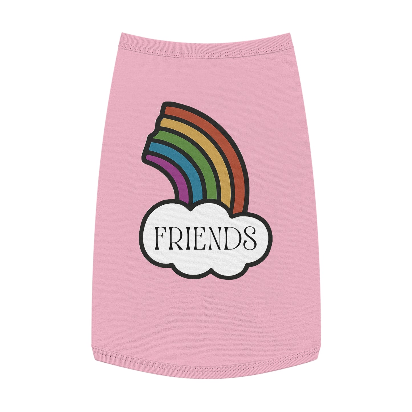 Best Friends Pet Shirt Half a Rainbow Edition