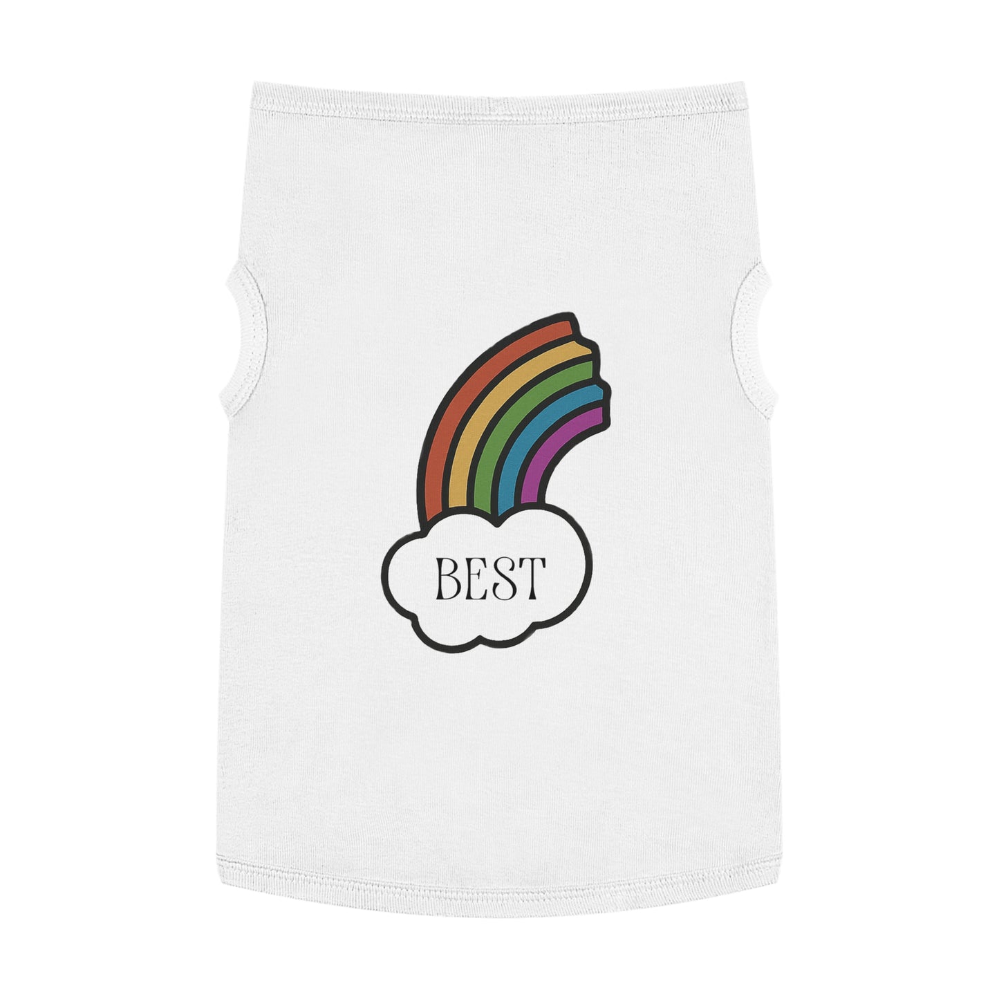 Best Friends Pet Shirt Half a Rainbow Edition