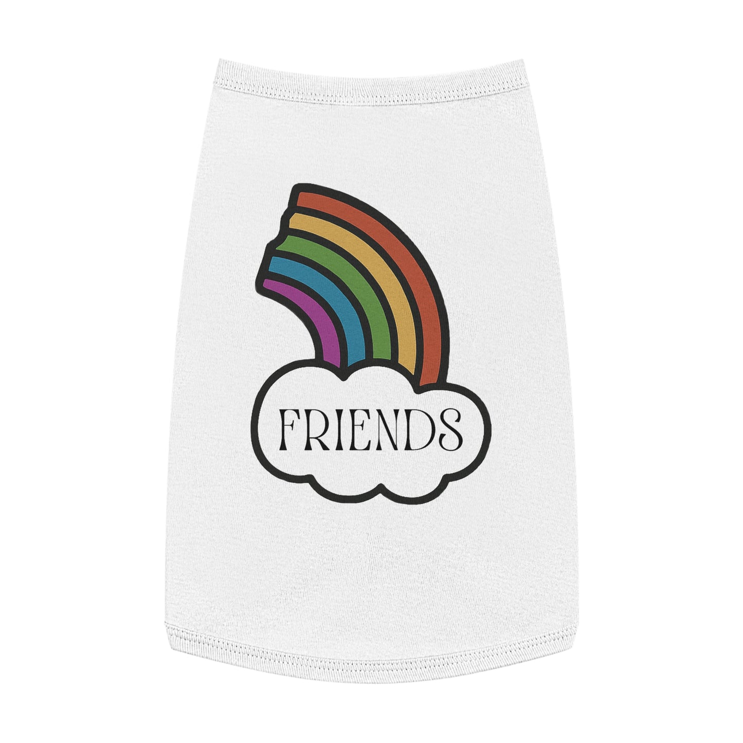 Best Friends Pet Shirt Half a Rainbow Edition