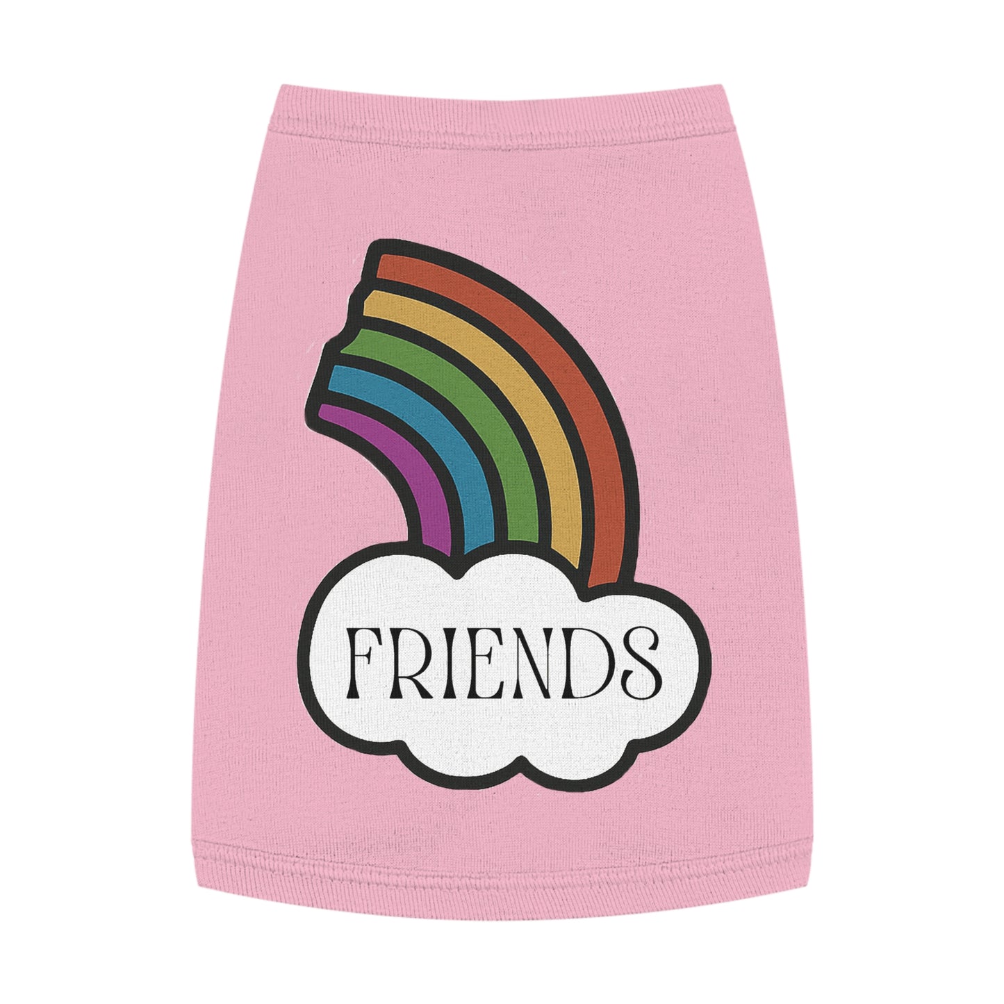 Best Friends Pet Shirt Half a Rainbow Edition