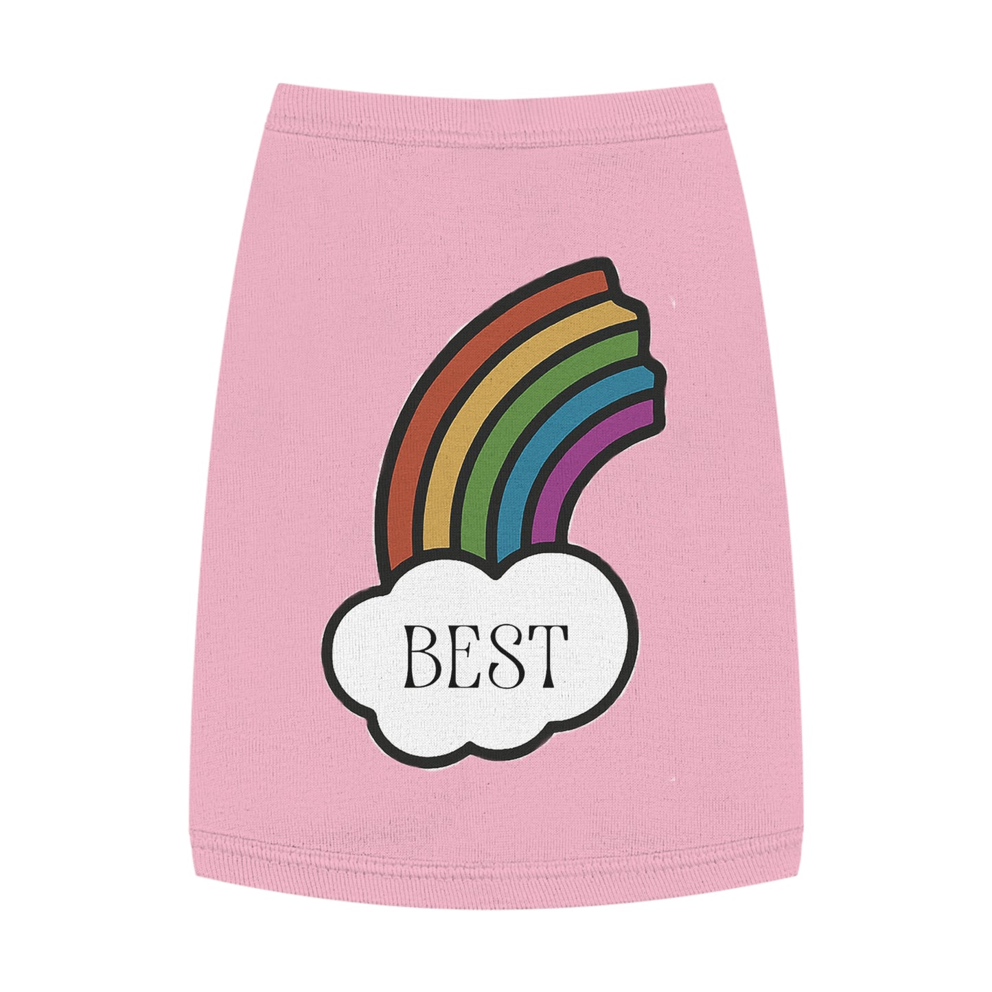 Best Friends Pet Shirt Half a Rainbow Edition