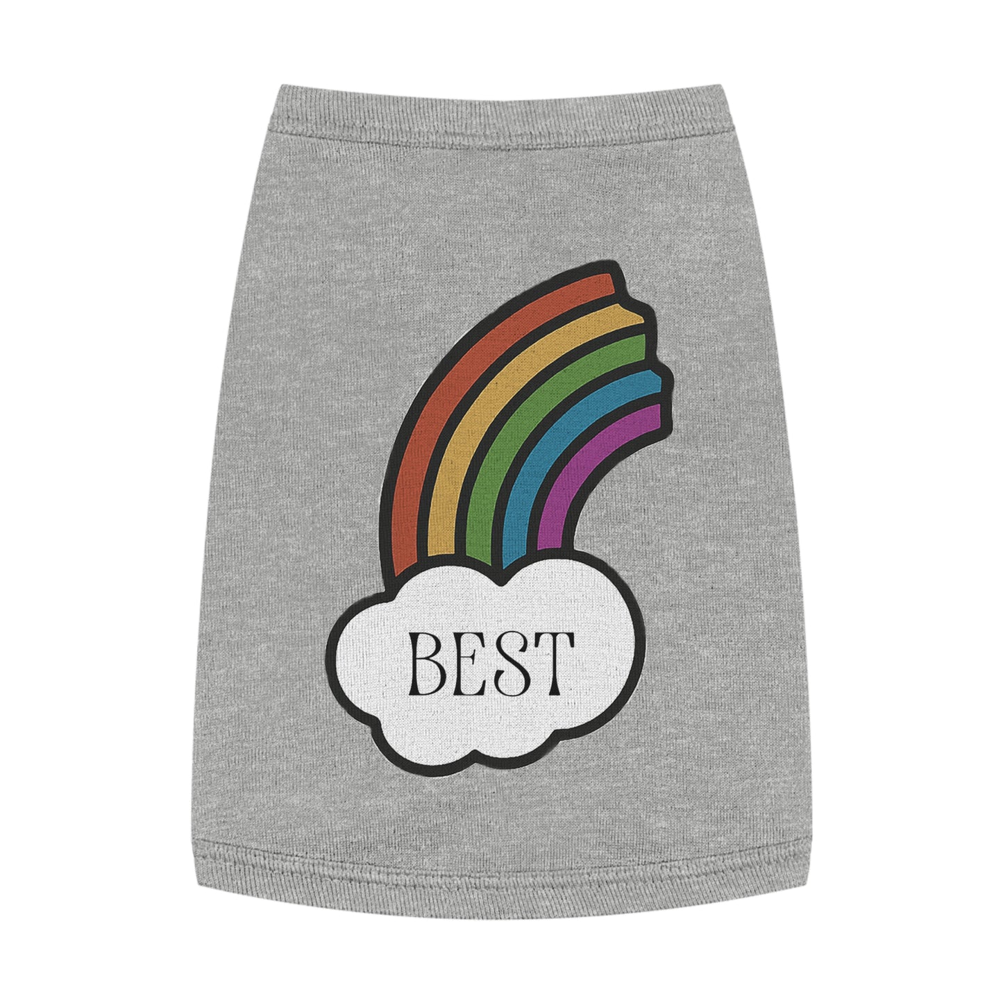 Best Friends Pet Shirt Half a Rainbow Edition