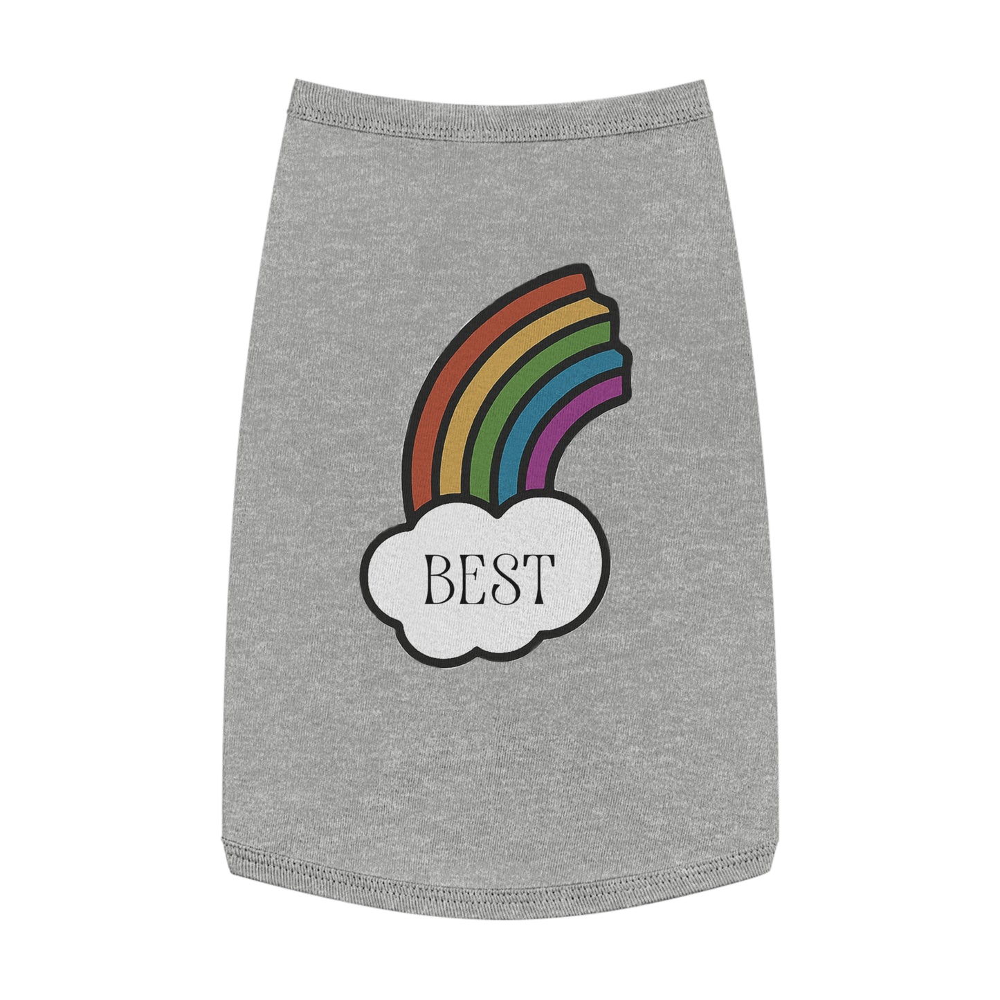 Best Friends Pet Shirt Half a Rainbow Edition