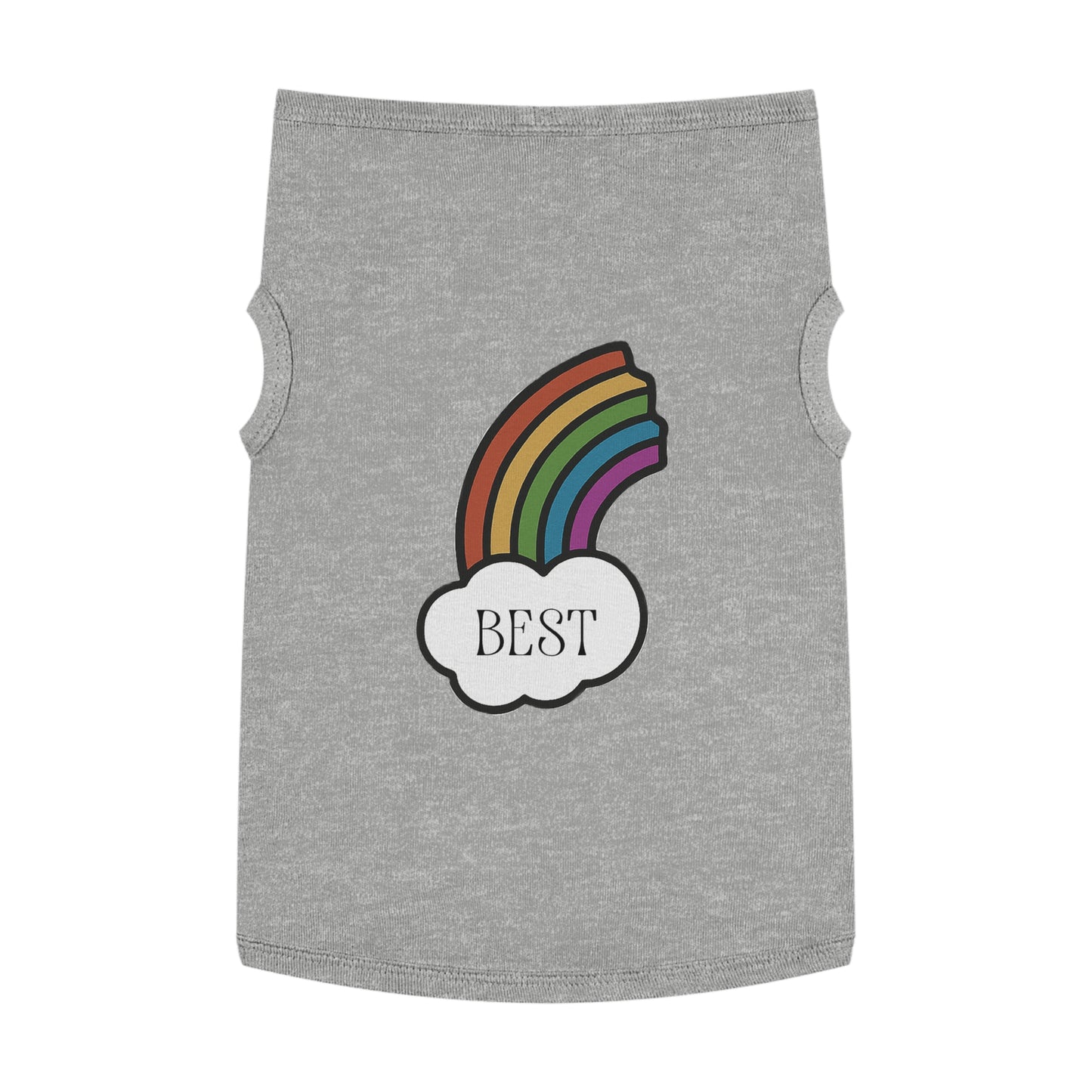 Best Friends Pet Shirt Half a Rainbow Edition