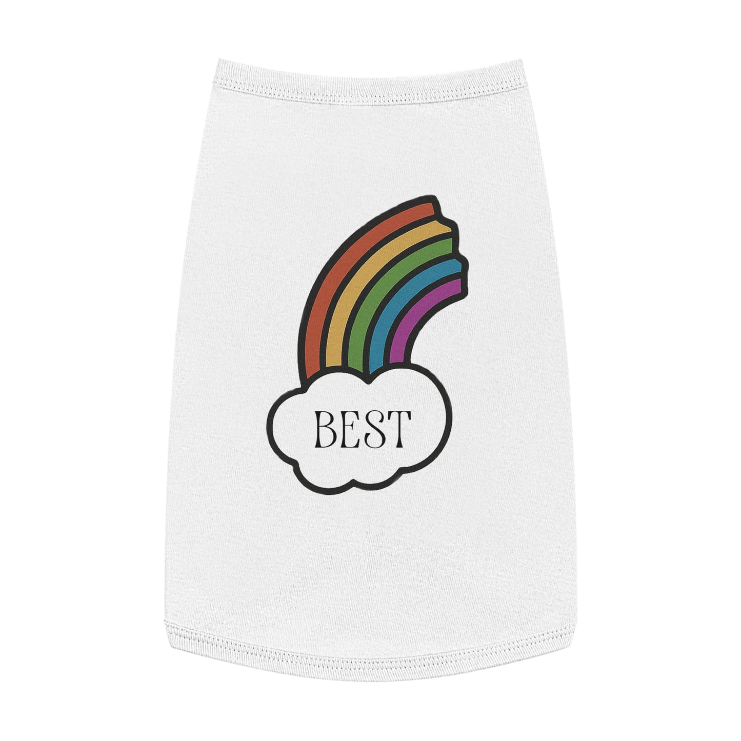 Best Friends Pet Shirt Half a Rainbow Edition