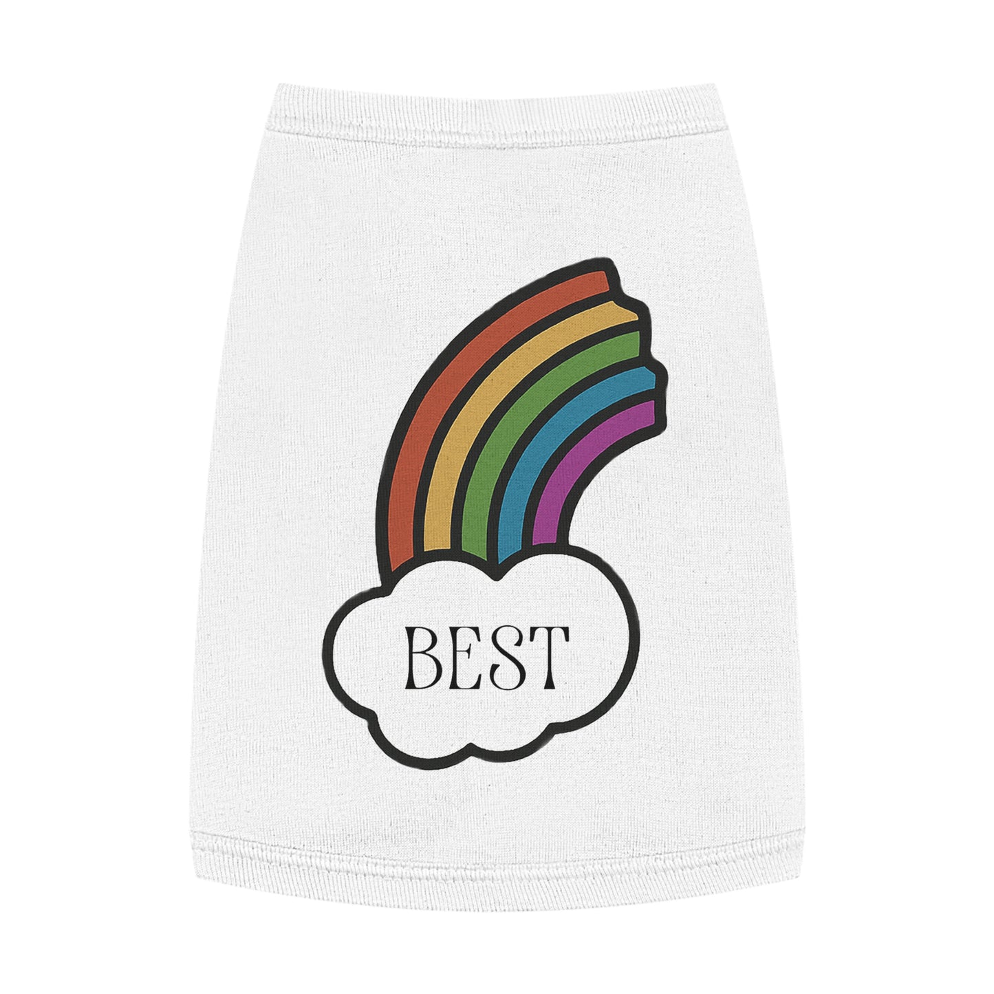 Best Friends Pet Shirt Half a Rainbow Edition