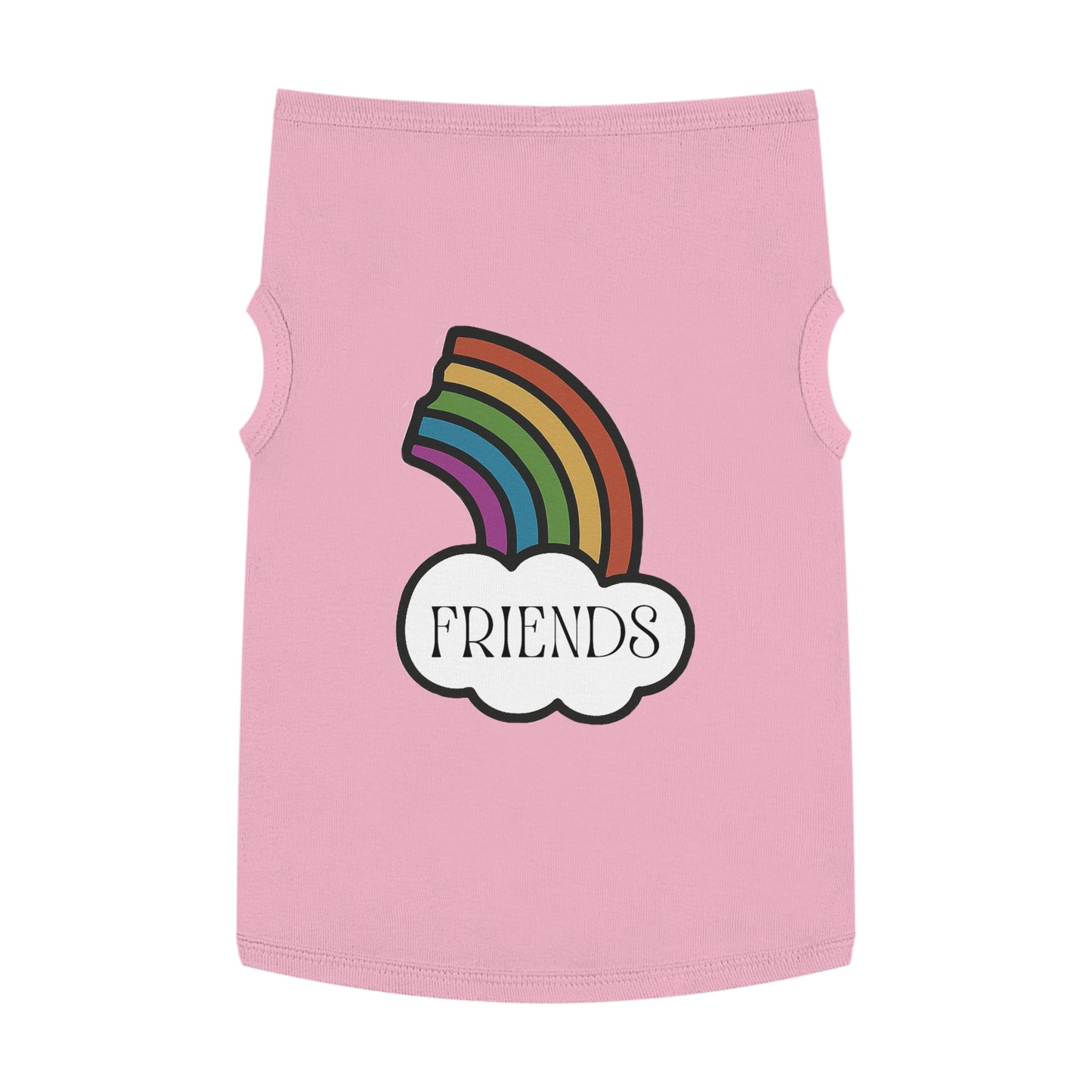 Best Friends Pet Shirt Half a Rainbow Edition