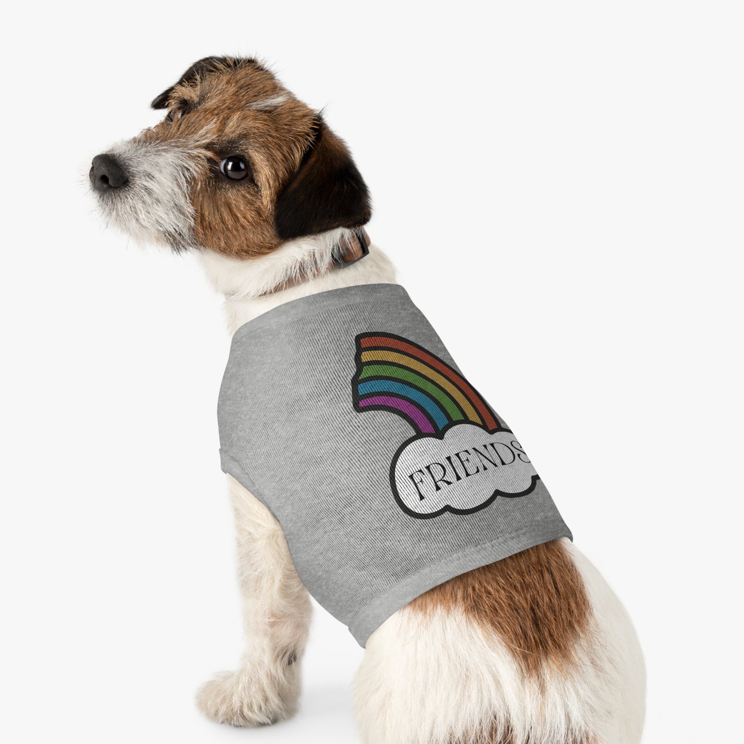 Best Friends Pet Shirt Half a Rainbow Edition