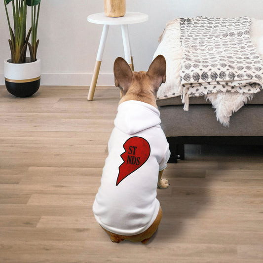Best Friends Half a Heart Pet Hoodie