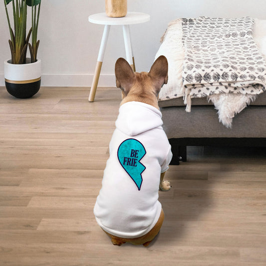 Small Breed Best Friends Half a Heart Pet Hoodie