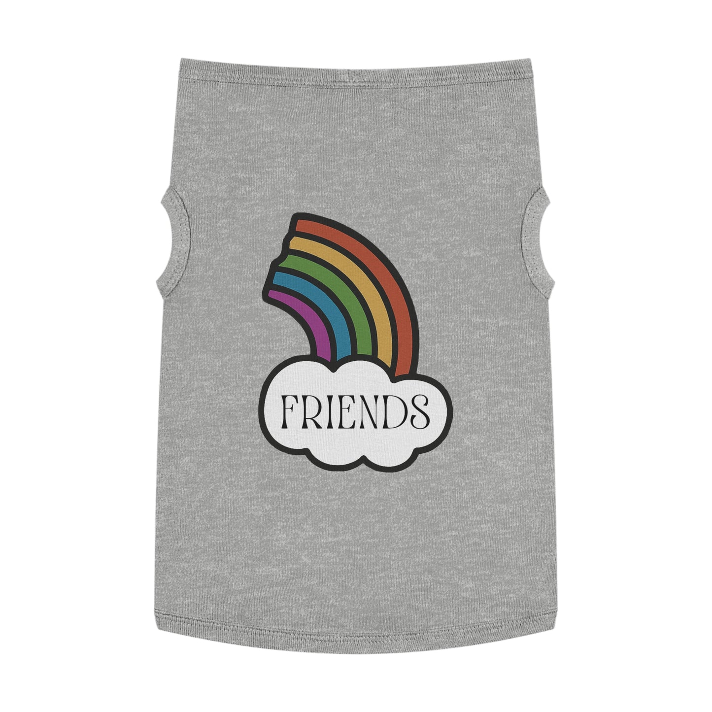 Best Friends Pet Shirt Half a Rainbow Edition