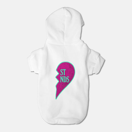 Best Friends Half a Heart Pet Hoodie
