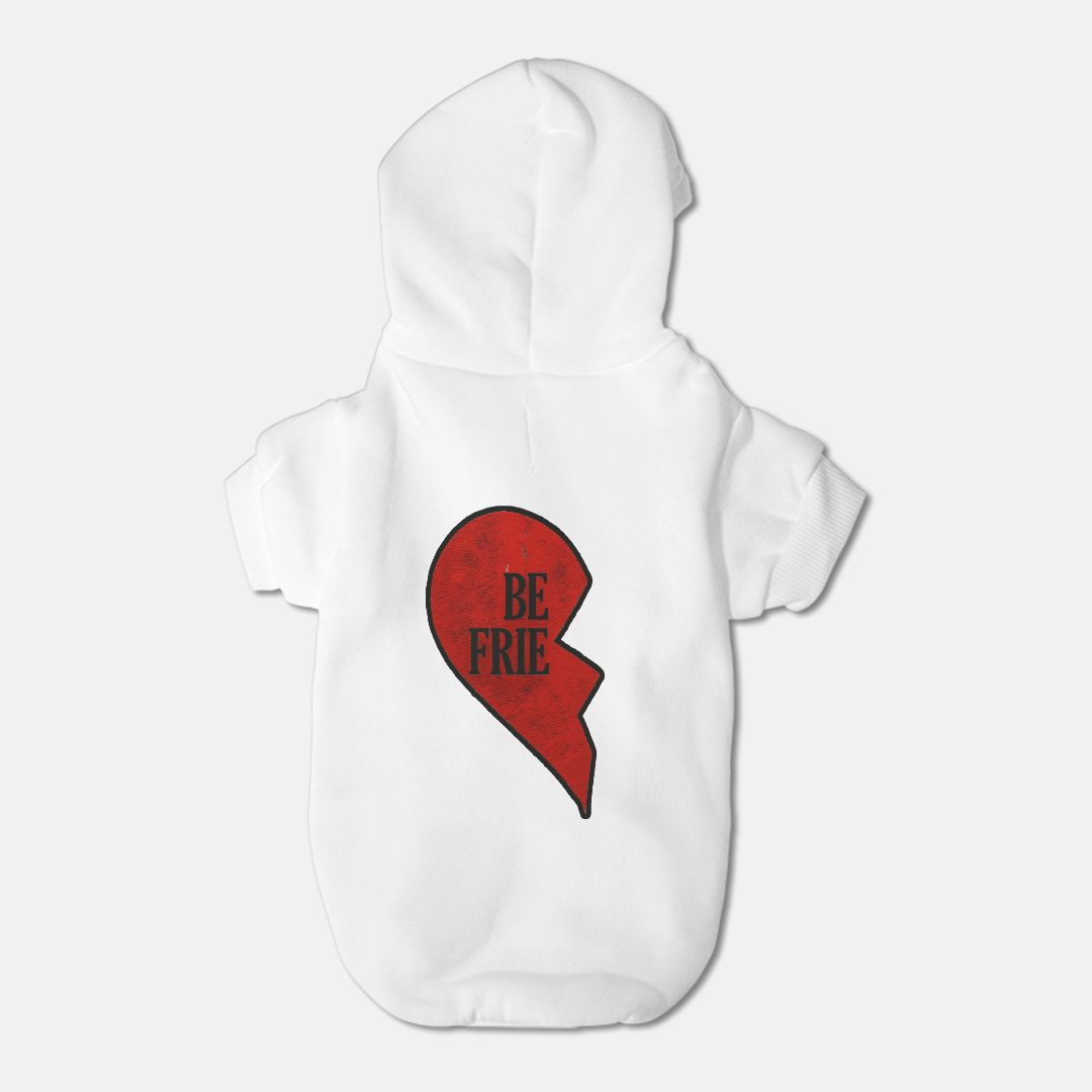 Best Friends Half a Heart Pet Hoodie