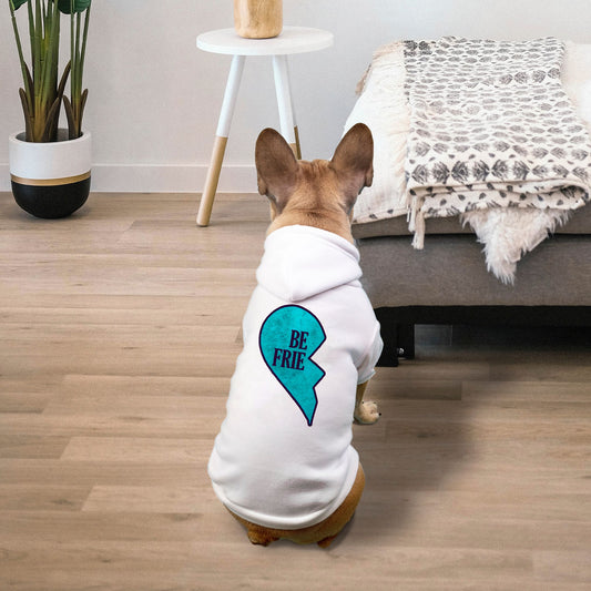Best Friends Half a Heart Pet Hoodie