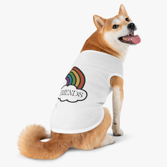 Best Friends Pet Shirt Half a Rainbow Edition