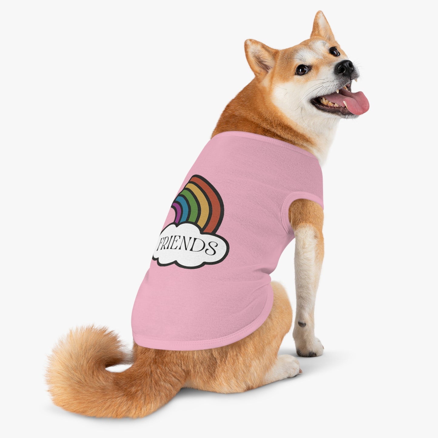 Best Friends Pet Shirt Half a Rainbow Edition