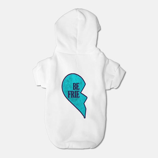 Best Friends Half a Heart Pet Hoodie