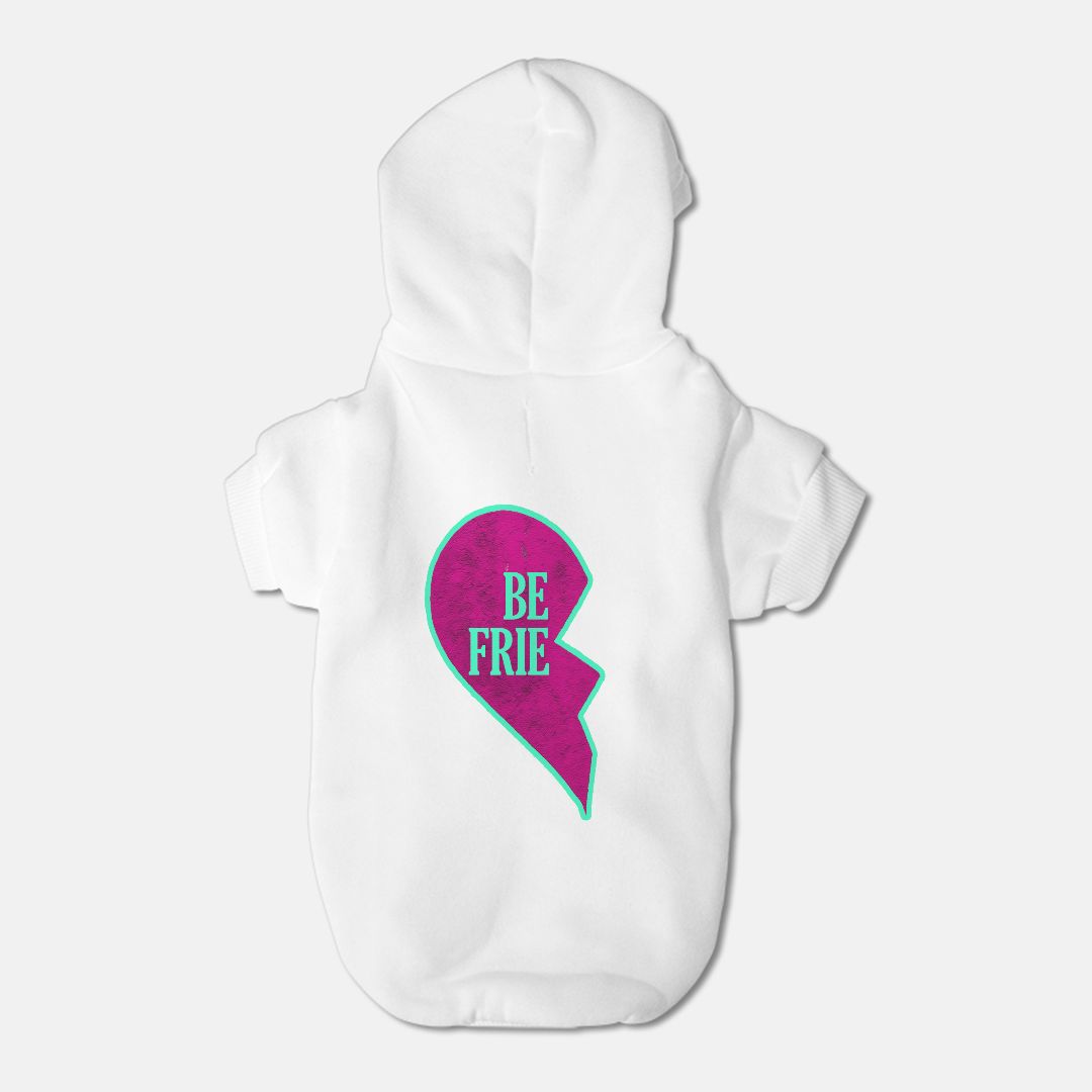 Best Friends Half a Heart Pet Hoodie