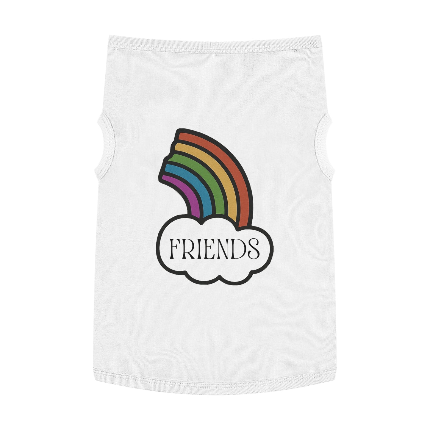 Best Friends Pet Shirt Half a Rainbow Edition
