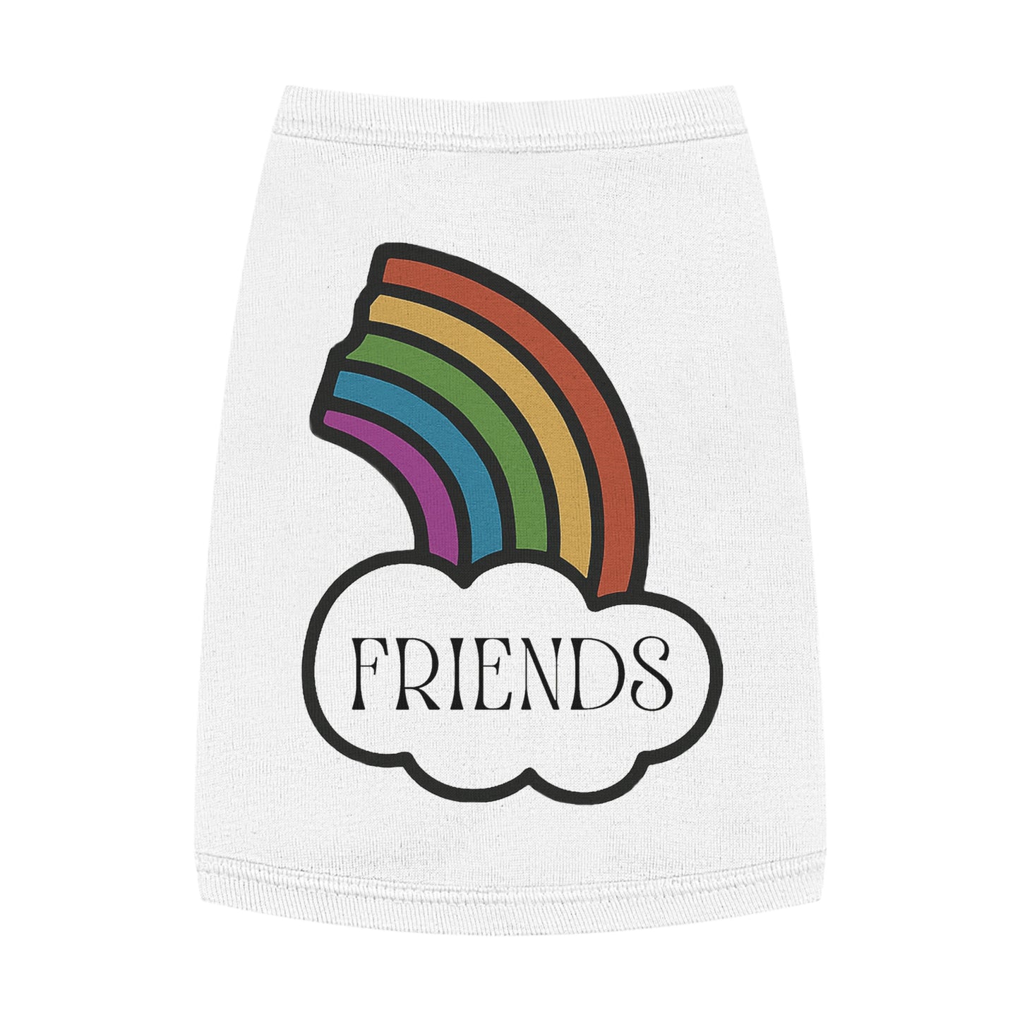 Best Friends Pet Shirt Half a Rainbow Edition