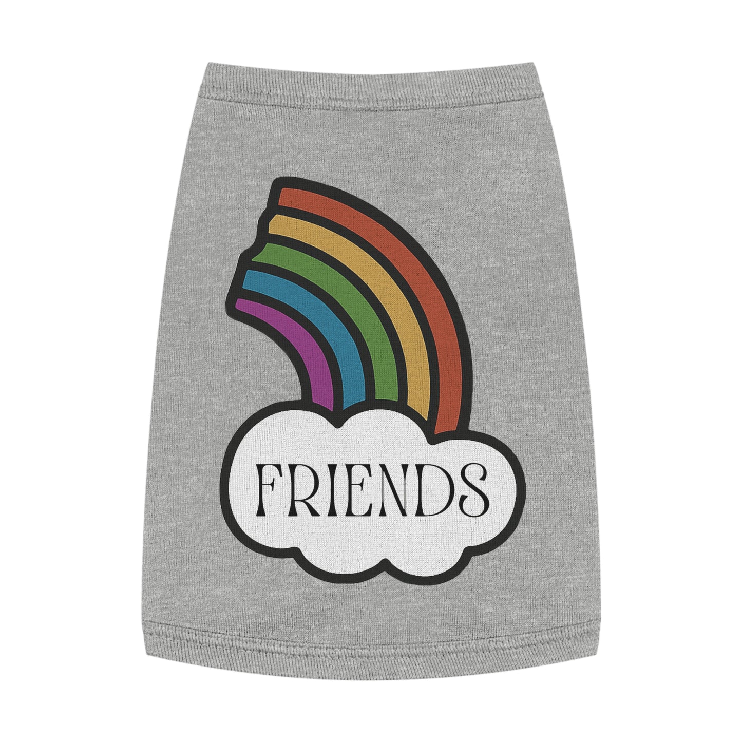 Best Friends Pet Shirt Half a Rainbow Edition