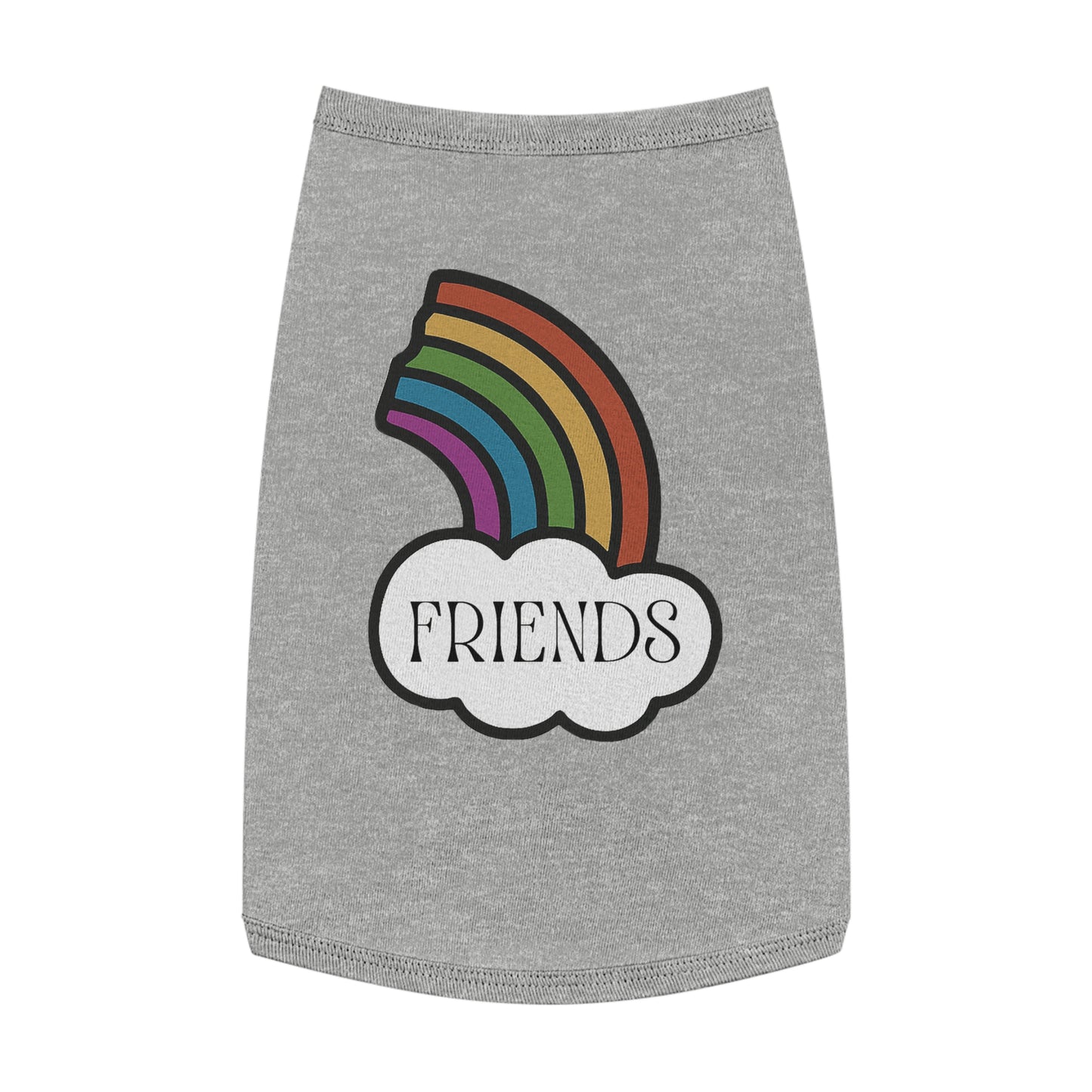 Best Friends Pet Shirt Half a Rainbow Edition