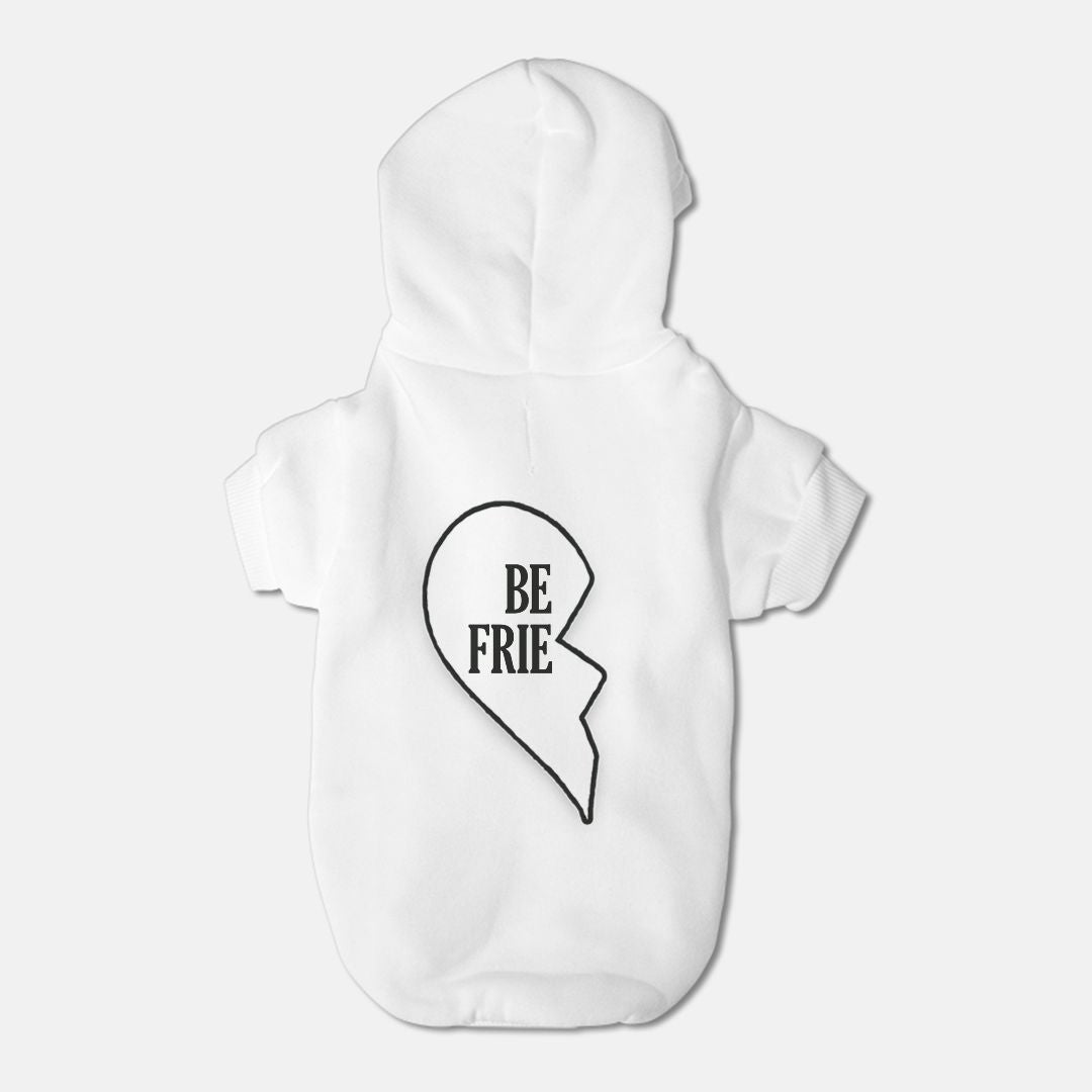 Small Breed Best Friends Half a Heart Hoodie