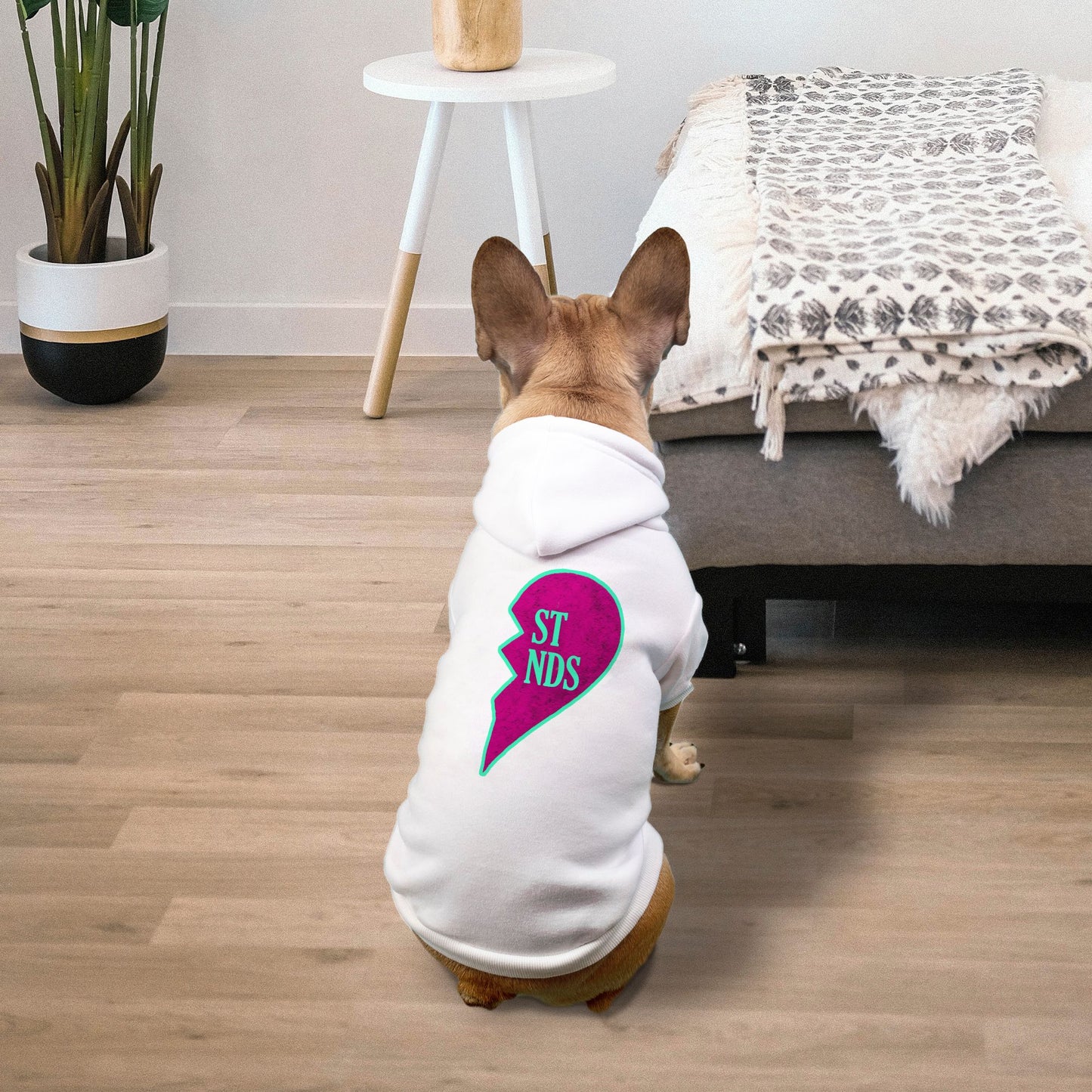 Best Friends Half a Heart Pet Hoodie