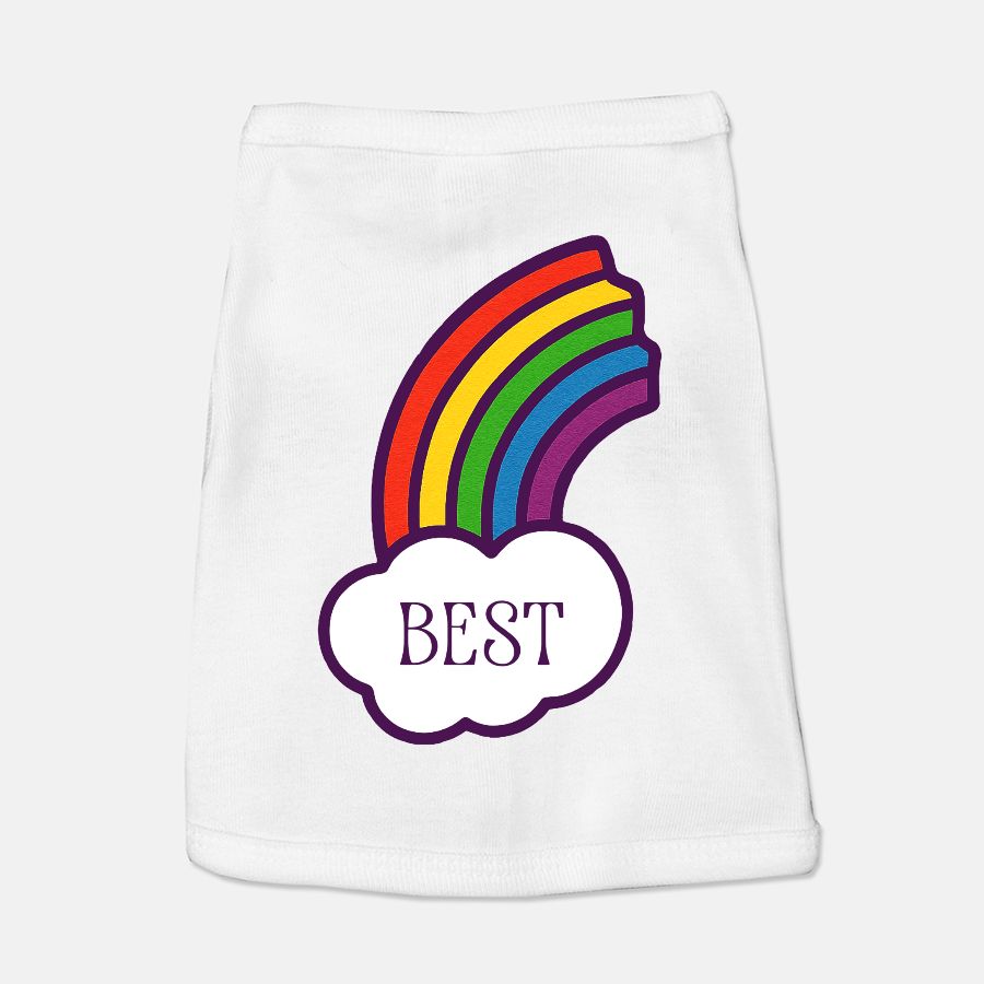 Best Friends Half a Rainbow Pet Tank