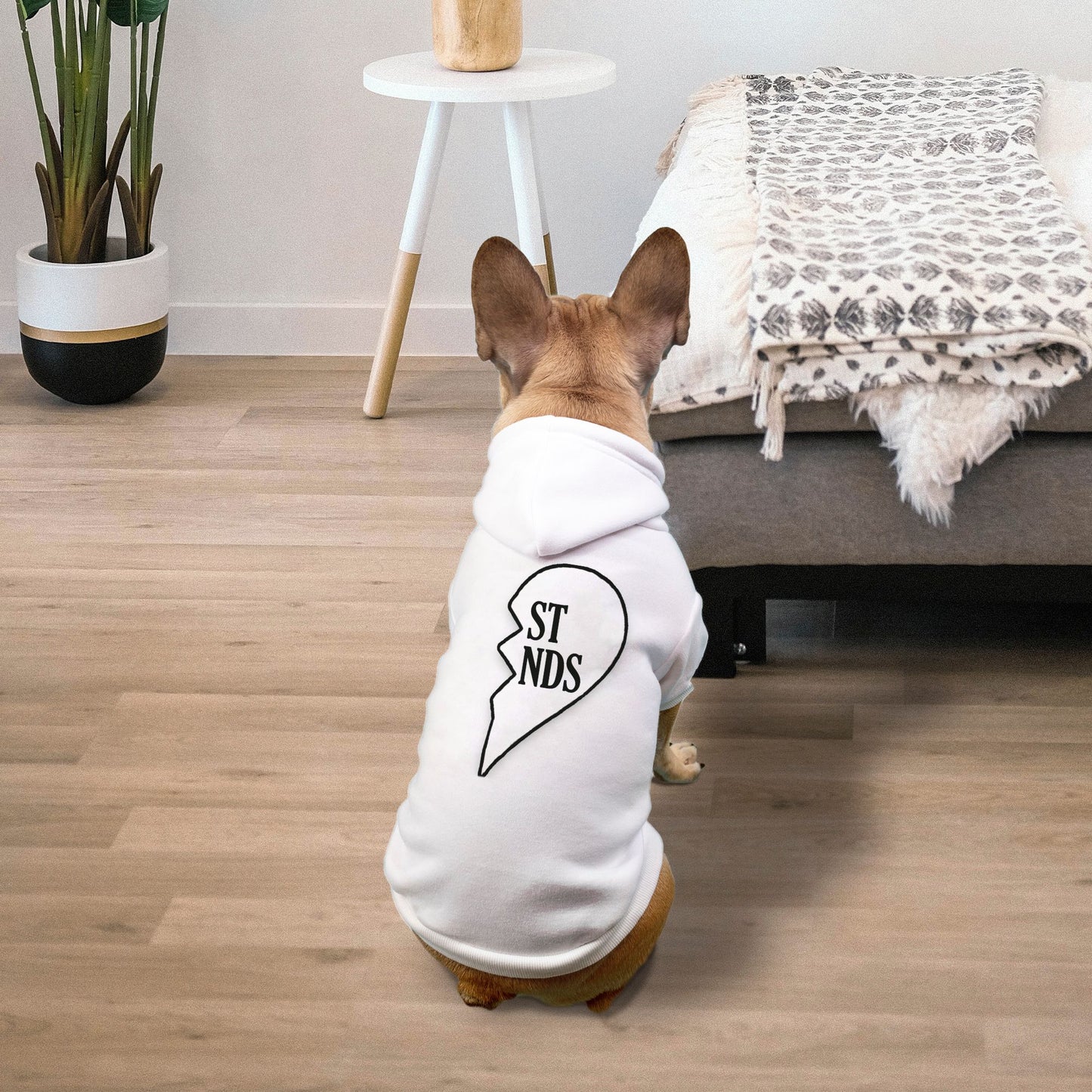 Small Breed Best Friends Half a Heart Hoodie